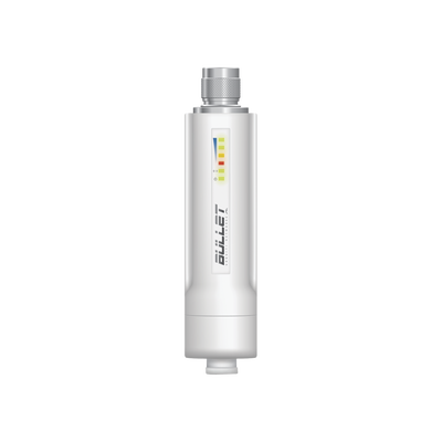 Radio airMAX Bullet-M2HP, hasta 100 Mbps, frecuencia de 2 GHz (2412 - 2472 GHz), No incluye adaptador PoE - UBIQUITI