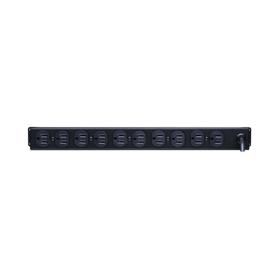 PDU Básico Para Distribución de Energía, Con 10 Tomas NEMA 5-15R Traseras, 1UR, 15 Amp, 120 Vca - CYBERPOWER