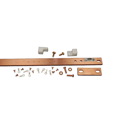 Kit de Barra de Tierra Física, Para Rack de 19 in, Fabricada en Aleación de Cobre Electrolítica Resistente - HOFFMAN