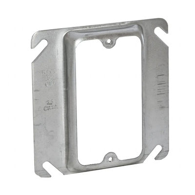 Sobretapa Cuadrada Galvanizada de 4", realce de 1/2". - RACO