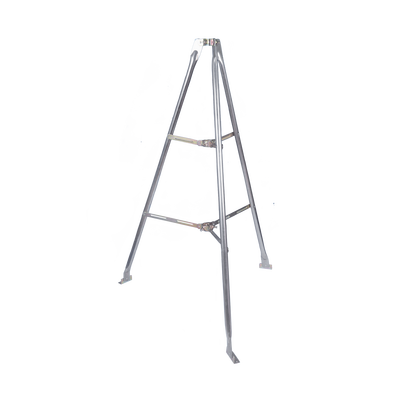 Montaje de tripie para exterior, altura total del tripie 1.52 m. Compatible con mástiles de hasta 3 m de largo 1 1/4 a 2" de diámetro | SIERRA STORE
