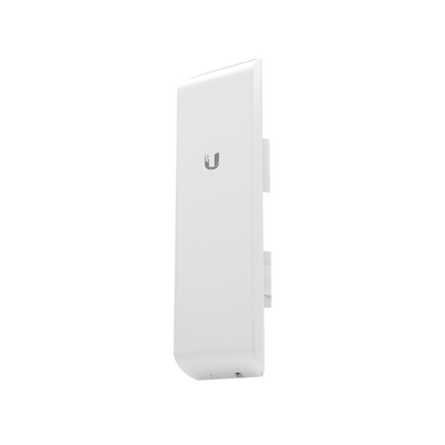 NanoStation airMAX M2 CPE, hasta 150 Mbps, frecuencia 2 GHz (2412-2462 MHz) con antena integrada de 11 dBi - UBIQUITI