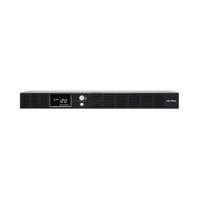 UPS de 500 VA/300 W, Topología Línea Interactiva, Entrada 120 Vca NEMA 5-15P, Tipo Rack 1 UR, Con 6 Tomas NEMA 5-15R - CYB...