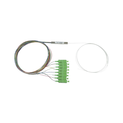 Splitter (Divisor Óptico) Tipo PLC, de 1x8, Conectores SC/APC de Salida - FIBERHOME