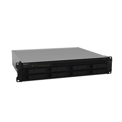 Servidor de Almacenamiento en Red Synology RackStation RS1221RP+ | 8 Bahías | Expandible a 12 Bahías | CPU AMD Ryzen V1500...