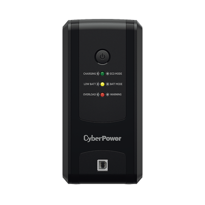UPS de 750 VA/375 W, Topología Línea Interactiva, Entrada 120 Vca NEMA 5-15P, y 8 Salidas NEMA 5-15R, Puerto USB, Con Regu...