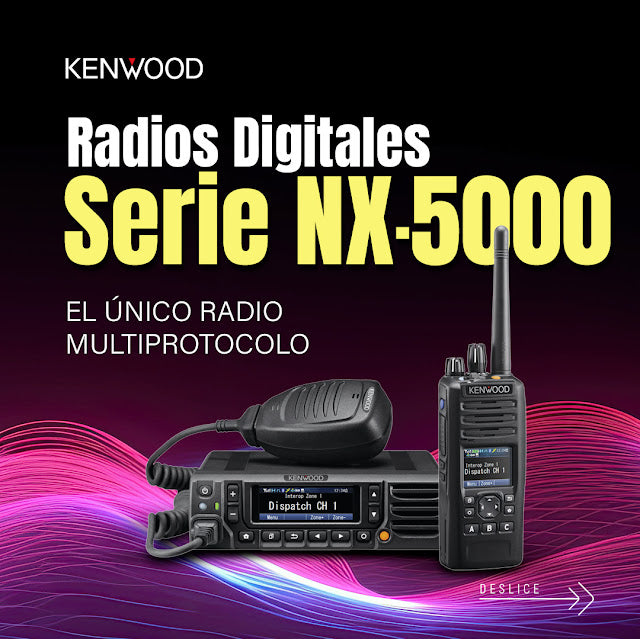 Kenwood NX-5000: NX-5200, NX-5300, NX-5400 y los móviles NX-5700, NX-5800 y NX-5900