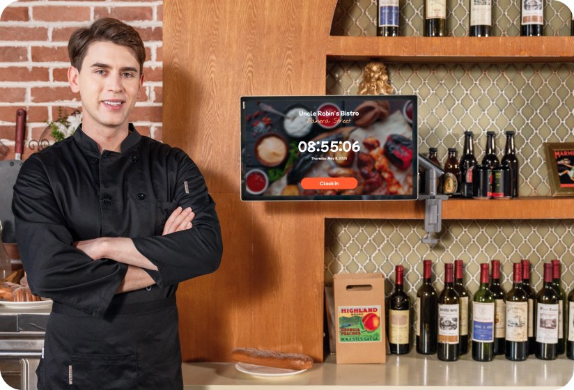 Pantalla de cocina KDS para comandas digitales en restaurante