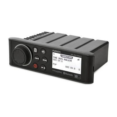 Sistema de Audio Marino MS-RA70 / Pantalla LCD Monocroma 2.6" / Tecnología Multi-Zone™️ 2 Zonas / Potencia Pico 200 W / Bl...