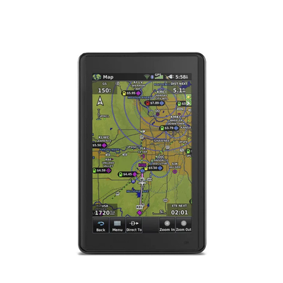 Navegador portátil aera 660, muestra información de trafico aéreo y una excelente visualización por medio de su  pantalla ...