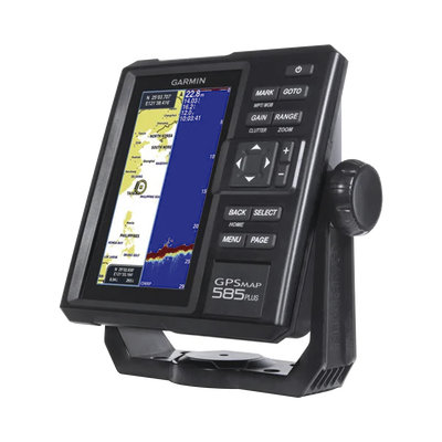 Plotter de Navegación GPSMAP 585 Plus / Pantalla 6" WVGA / Sonar CHIRP 600W / ClearVü Scanning Sonar / Compatible GPS-GLON...