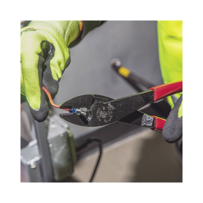 Pinza Ponchadora/Cortadora de Conectores 10 a 22 AWG KLEIN TOOLS - Vista 4