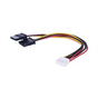 Cable Doble de Corriente SATA / Compatible con DVR´s epcom y HIKVISION / 15 c...
