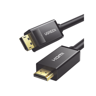 Cable DP Macho a HDMI Macho / Longitud 3 Metros (9.84 Pies) / Soporta 4K@30Hz / Soporta 3D / Cobre EstaÑado 28AWG / Blinda...
