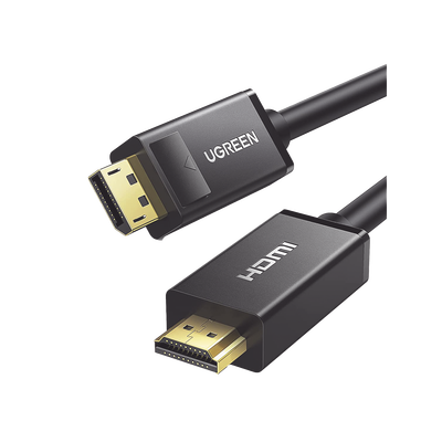 Cable DP Macho a HDMI Macho / Longitud 3 Metros (9.84 Pies) / Soporta 4K@30Hz / Soporta 3D / Cobre EstaÑado 28AWG / Blinda...