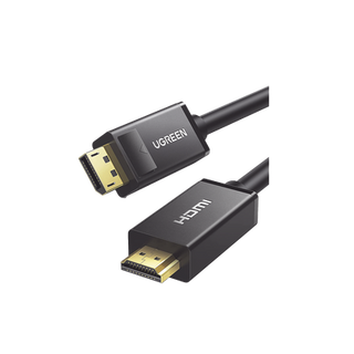 Cable DP Macho a HDMI Macho | Longitud 5 Metros (16.40 Pies) | Soporta 4K@30Hz | Soporta 3D | Cobre EstaÑado 28AWG | Blind...