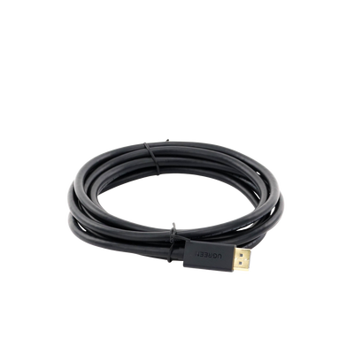 Cable DisplayPort 1.2 Macho a Macho | Longitud 3 Metros (9.84 Pies) | Versión DP1.2 | Soporta 4K@60Hz; 2K@144Hz | Soporta ...