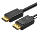 Cable DisplayPort 1.2 Macho a Macho | Longitud 5 Metros (16.40 Pies) | Versión DP1.2 | Soporta 4K@60Hz; 2K@144Hz | Soporta...