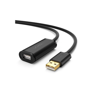 Cable de Extensión Activo USB 2.0 / 5 Metros / Macho-Hembra / Booster individual FE1.1S incorporado / Velocidad de hasta 4...