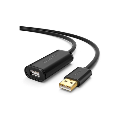 Cable de Extensión Activo USB 2.0 / 5 Metros / Macho-Hembra / Booster individual FE1.1S incorporado / Velocidad de hasta 4...