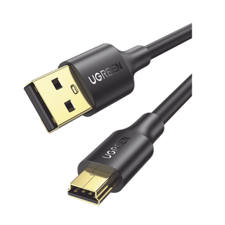 Cable USB-A 2.0 a Mini USB | 1m | Cable de Datos y Alimentación | 480Mps | Chip Inteligente | PVC | Para Discos Duros HDD ...