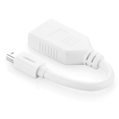Cable Mini DP Macho a DP Hembra | Thunderbolt 2 | Version DP 1.2 | Soporta 4K*2K | Cable de 15 cm (5.91 Pulgadas) | Color ...