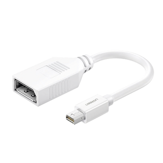 Cable Mini DP Macho a DP Hembra | Thunderbolt 2 | Version DP 1.2 | Soporta 4K*2K | Cable de 15 cm (5.91 Pulgadas) | Color ...