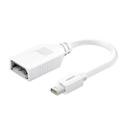 Cable Mini DP Macho a DP Hembra | Thunderbolt 2 | Version DP 1.2 | Soporta 4K*2K | Cable de 15 cm (5.91 Pulgadas) | Color ...