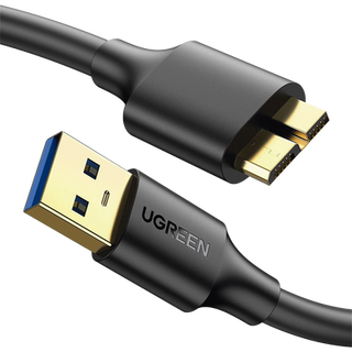 Cable Adaptador USB-A 3.0 a Micro USB 3.0 / 0.5 Metros / Carga y Sincronización de Datos / Velocidad de hasta 5 Gbps / Bli...