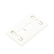 Placa de Pared Modular 10G MAX de 2 Salidas, Color Blanco SIEMON - Vista 3