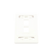Placa de Pared Modular 10G MAX de 2 Salidas, Color Blanco SIEMON - Vista 4