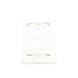 Placa de Pared Modular 10G MAX de 2 Salidas, Color Blanco SIEMON - Vista 4