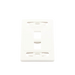 Placa de Pared Modular 10G MAX de 2 Salidas, Color Blanco SIEMON - Vista 5