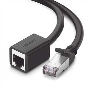 Cable de Extensión Cat6 RJ45 F/UTP / Macho a Hembra / 1m / Método de conexión 568B / Velocidad de transmisión 1000Mbps / A...