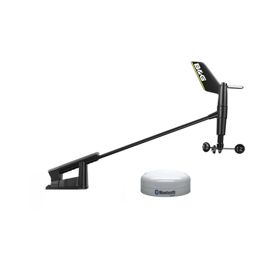 Sensor de viento inalámbrico / Bluetooth / IPX7 / 0.25-50 m/s (0.5-97 kt) / Precisión ±0.5° / Panel solar | SIERRA STORE