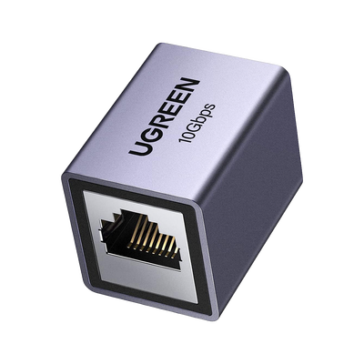 Acoplador STP (Extensor de Cable Ethernet RJ45) | 10Gbps | Blindado | Compatibilidad con Cat8 Cat7 Cat6 Cat5e | Hasta 100 ...