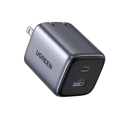 Cargador de 35W serie Nexode | 2 Puertos de Carga Rápida | USB-C  y USB-A | Tecnología GaN II | Power Delivery 3.0 | Quick...