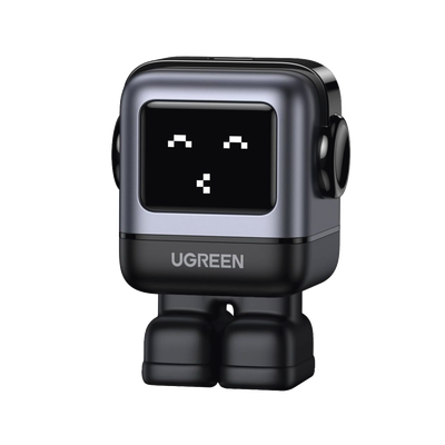 Cargador Mini GaNRobot 30W serie UNO | 1 USB-C de Carga Rápida | Tecnología GaN II | Multiprotocolo PD/QC/SCP/FCA | Carga ...