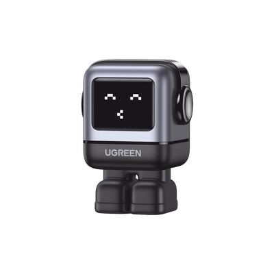 Cargador RobotGaN de 65W Serie UNO | 3 Puertos de Carga Rápida | 2 USB-C | 1 USB-A | PD 3.0 | QC 4.0 | Carga Inteligente |...