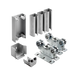 Kit para puertas autoportantes / Hasta 3 m (9.84 ft) / 600 kg / Carros 5 ruedas / Acero galvanizado | SIERRA STORE