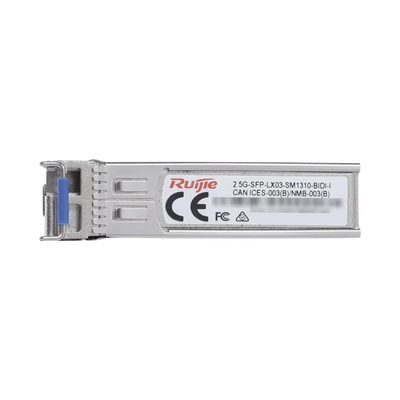 Transceptor Lado (A) un Hilo BiDi SFP 2.5Gb LC Monomodo Tx 1310nm / Rx 1550nm, hasta 3km RUIJIE - Vista 2