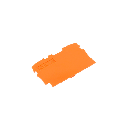 Placa Final e Intermedia / 0.8 mm Espesor / Naranja / Poliamida PA 66 / UL 94 V0 / Montaje Tipo Encajable / Aplicaciones I...