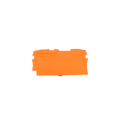 Placa Final e Intermedia / 0.8 mm Espesor / Naranja / Poliamida PA 66 / UL 94 V0 / Montaje Tipo Encajable / Aplicaciones I...