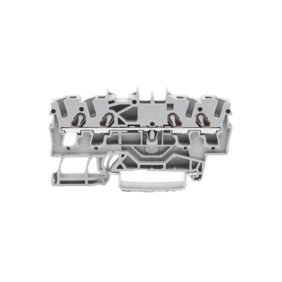 Borna de Paso / 4 Conductores / 2.5 mm² / Push-in CAGE CLAMP® / Aplicaciones Ex e II / Marcaje Lateral y Central / Carril ...