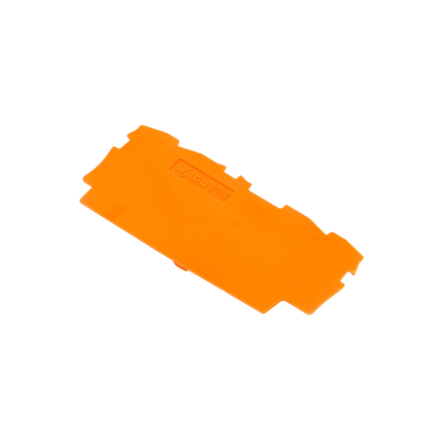 Placa Final e Intermedia / 0.8 mm Espesor / Naranja / Poliamida PA 66 / UL94 V0 / Montaje Tipo Encajable / 70 x 33 mm (2.7...