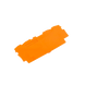 Placa Final e Intermedia / 0.8 mm Espesor / Naranja / Poliamida PA 66 / UL94 V0 / Montaje Tipo Encajable / 70 x 33 mm (2.7...