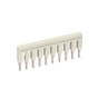 Puente Eléctrico / 10 Polos / Aislado / 25 A / 800 V / Gris Claro / Material ...