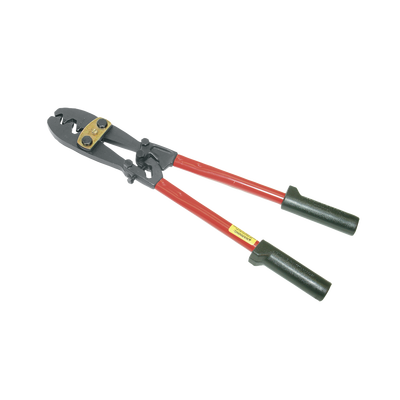 Herramienta ponchadora grande con acción compuesta para terminales No.6 - 4/0 AWG. - KLEIN TOOLS