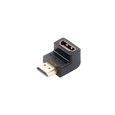 Adaptador HDMI de 90 Grados Macho a Hembra / Hacia Abajo / HDMI 2.0 4K@60Hz / Proporciona Flexibilidad Sin Doblar los Cabl...