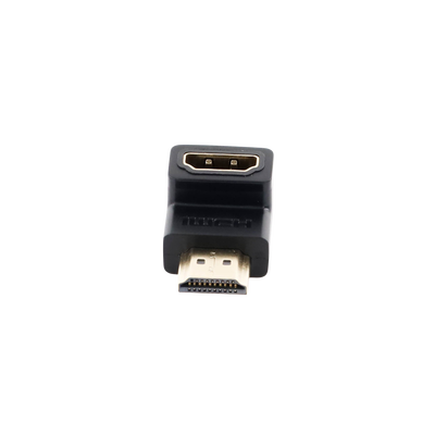Adaptador HDMI de 90 Grados Macho a Hembra / Hacia Abajo / HDMI 2.0 4K@60Hz / Proporciona Flexibilidad Sin Doblar los Cabl...
